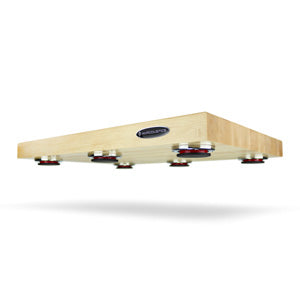 IsoAcoustics Delos 2216M1 Maple Wood Speaker Isolation Platform - Reduce Vibrations for Turntables, Studio Monitors & Hi-Fi Systems - Perfect for Home Audio & Professional Recording Studios