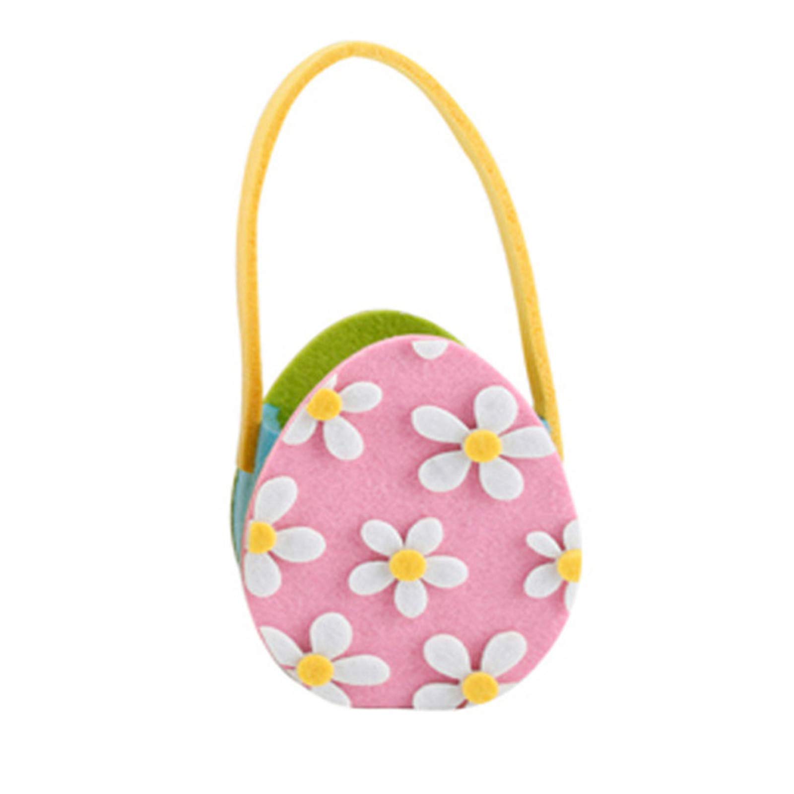 Easter Bunny Gift Bags - Pink Candy Bags for Easter Decorations, Home Garden Party Favors & Creative Present Ideas | Perfect for Easter Egg Hunts, Spring Celebrations & Holiday Gift Giving