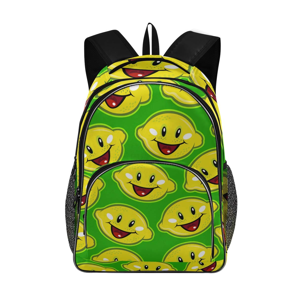 ALAZA Happy Lemons Backpack for Teens - Lightweight School Bookbag, Durable Daypack for Elementary Students, Cute Travel Knapsack for Girls & Boys - Perfect for School, College, Travel & Daily Use