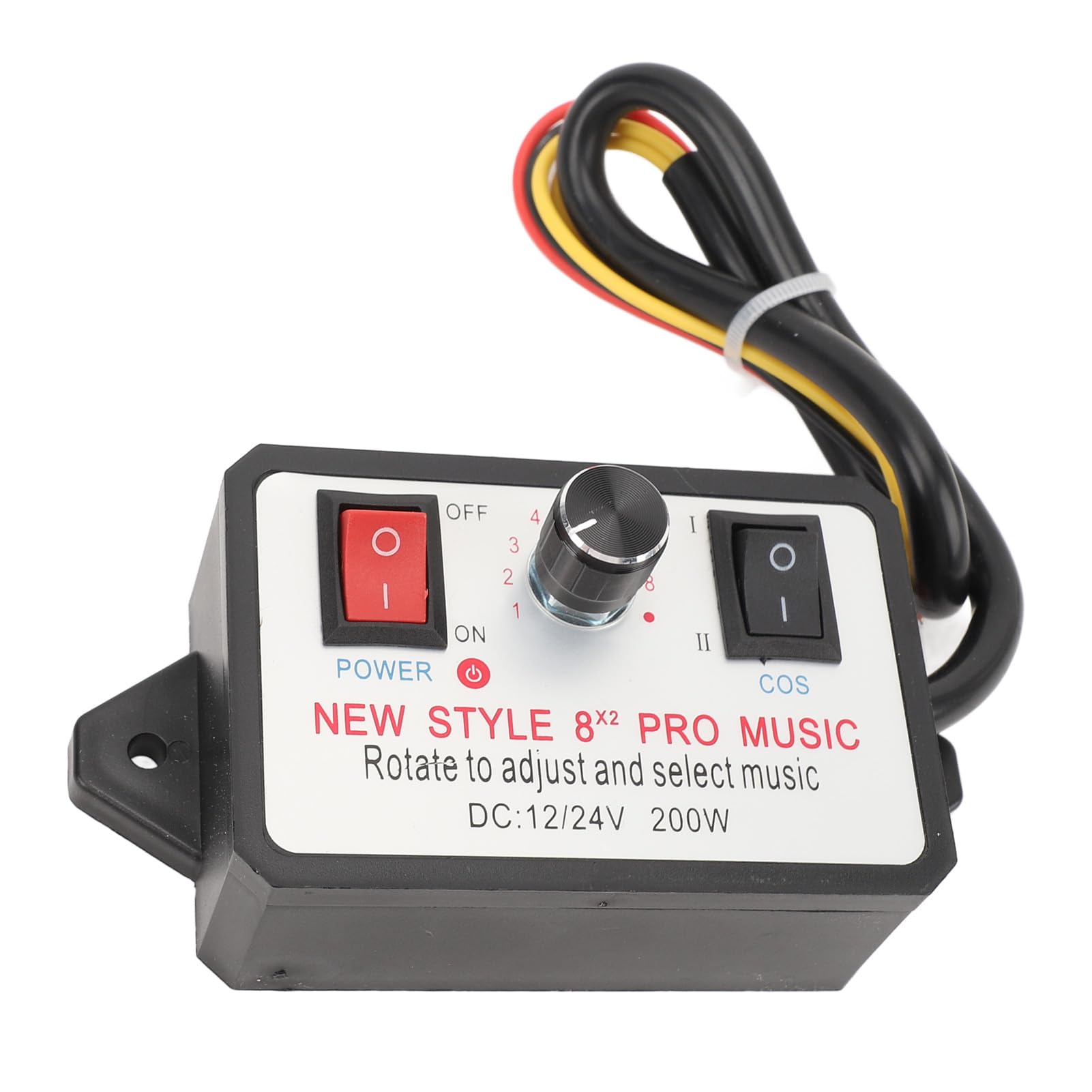 16 Sound Effect Electric Horn Controller - ABS Car & Motorcycle Horn with Loud Sound for Safety & Customization | Perfect for Off-Roading, Racing & Urban Commuting