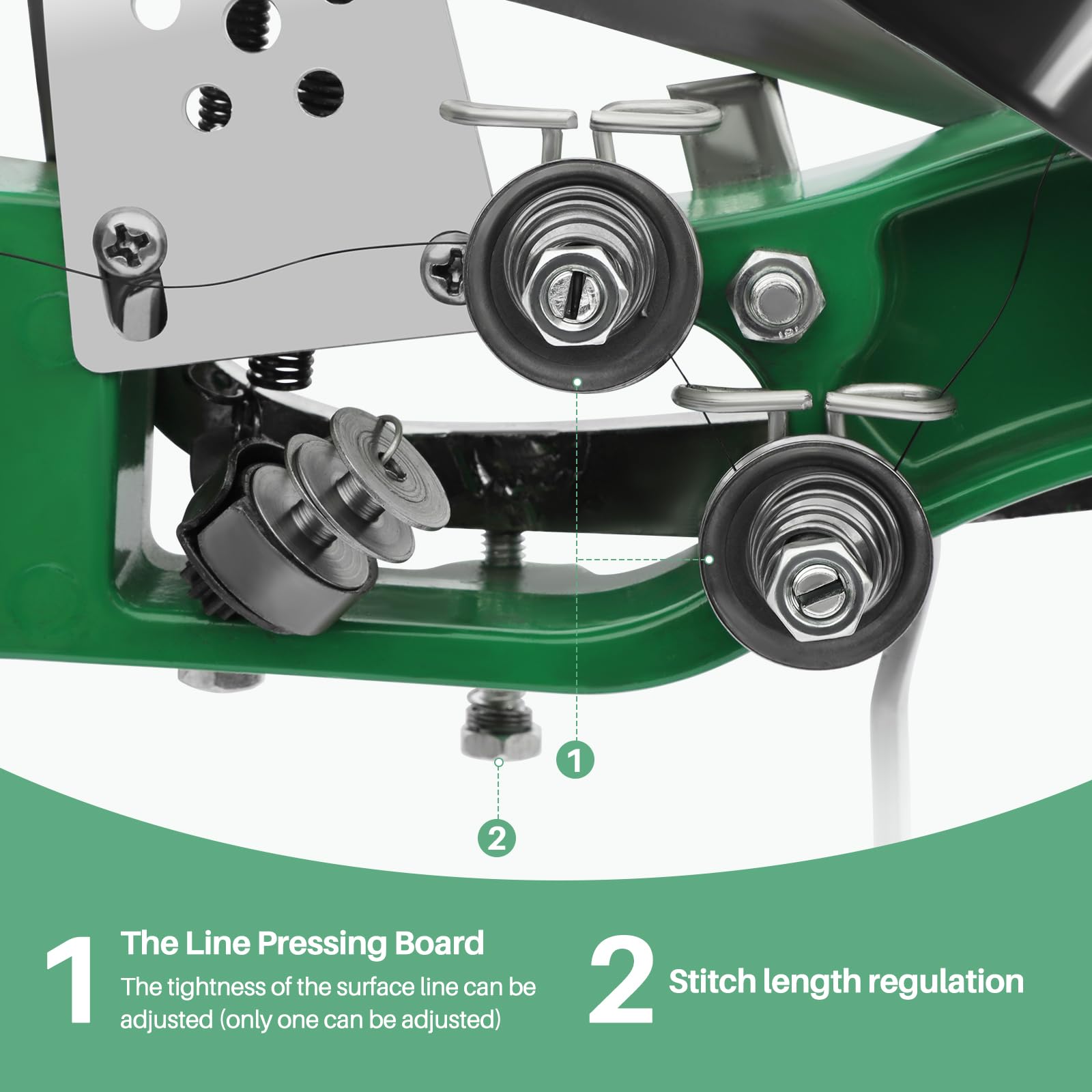 **Heavy Duty Leather Sewing Machine - Dual Cotton Nylon Thread Shoe & Bag Repair Stitcher - Portable Handheld Cobbler Machine for Shoes, Bags, Tents, Clothes (Ideal for DIY Repairs & Professional Use)**