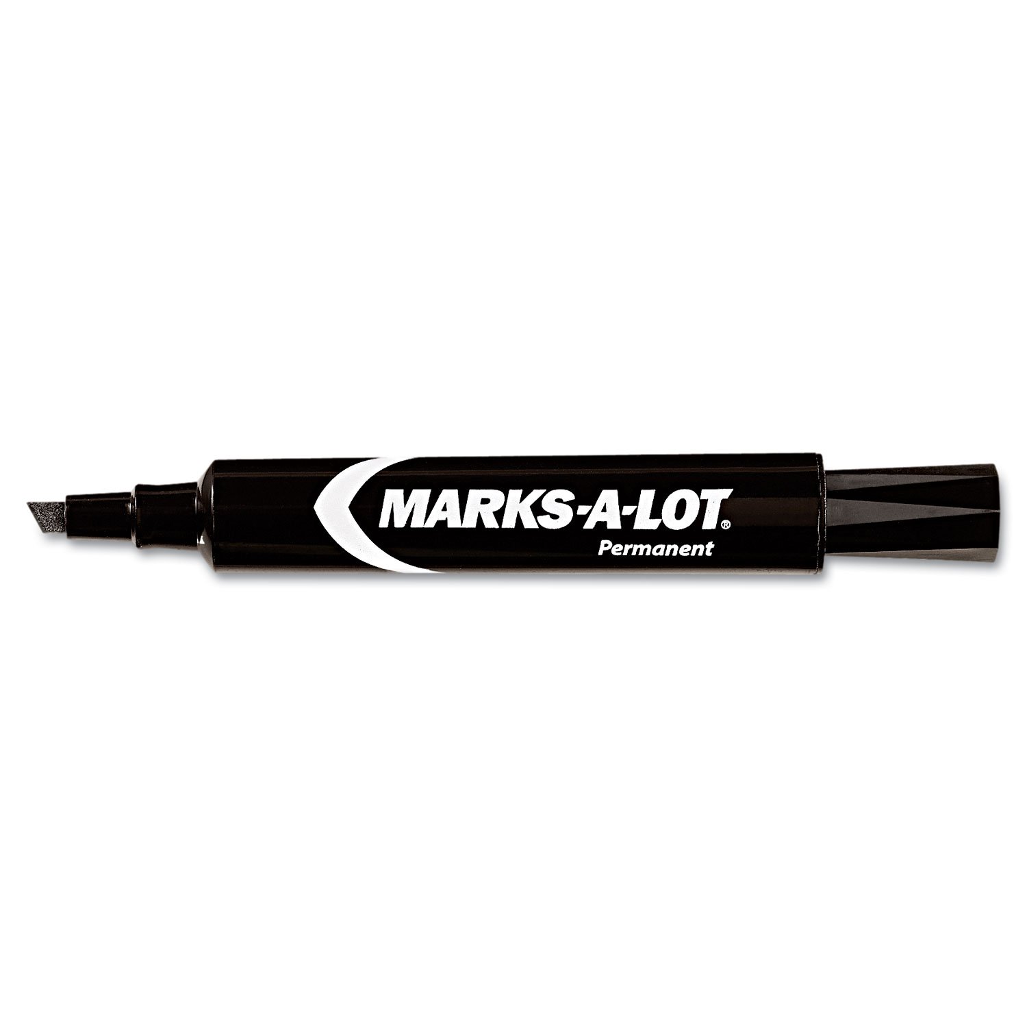 AVE07888 - Black Permanent Markers for Office & School, Fine Point Desk Style Markers, Non-Toxic & Quick-Drying, Ideal for Writing, Labeling & Organizing (Pack of 12)