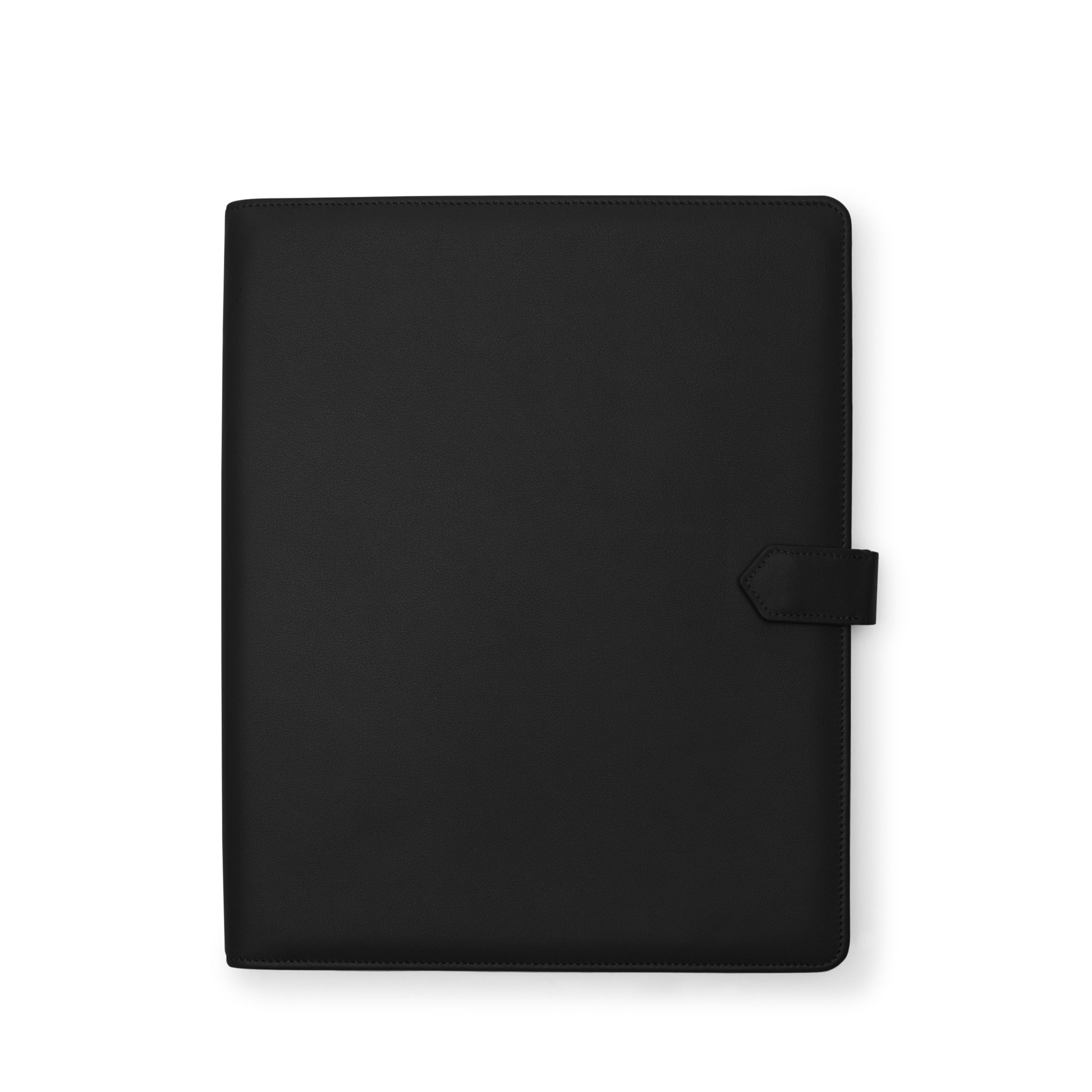 Professional Letter Snap Padfolio in Black Onyx - Perfect for Business Meetings, Presentations, and Office Organization