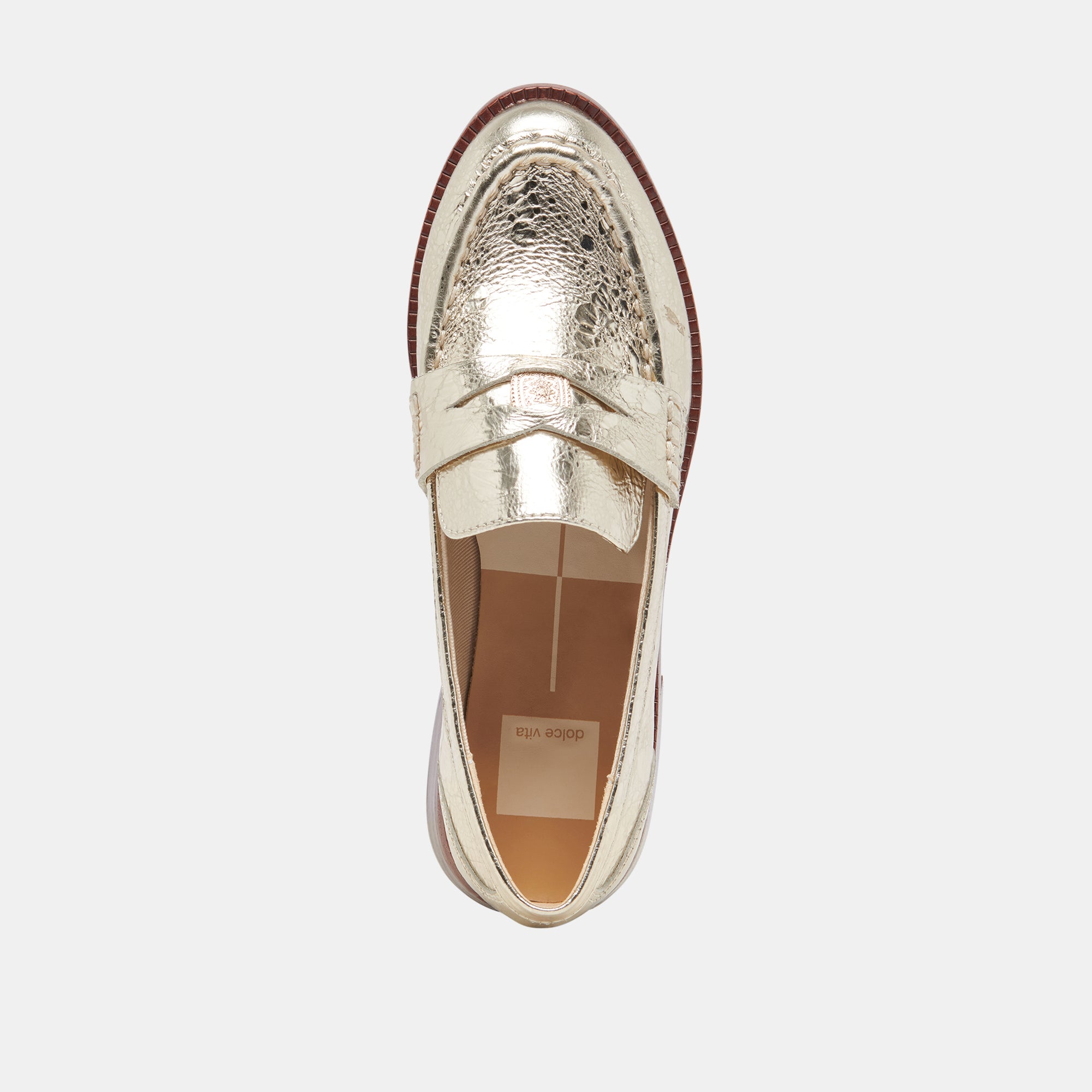 HILLY Wide Loafers for Women - Platinum Coin Design Comfortable Slip-On Shoes for Casual Outfits & Office Wear
