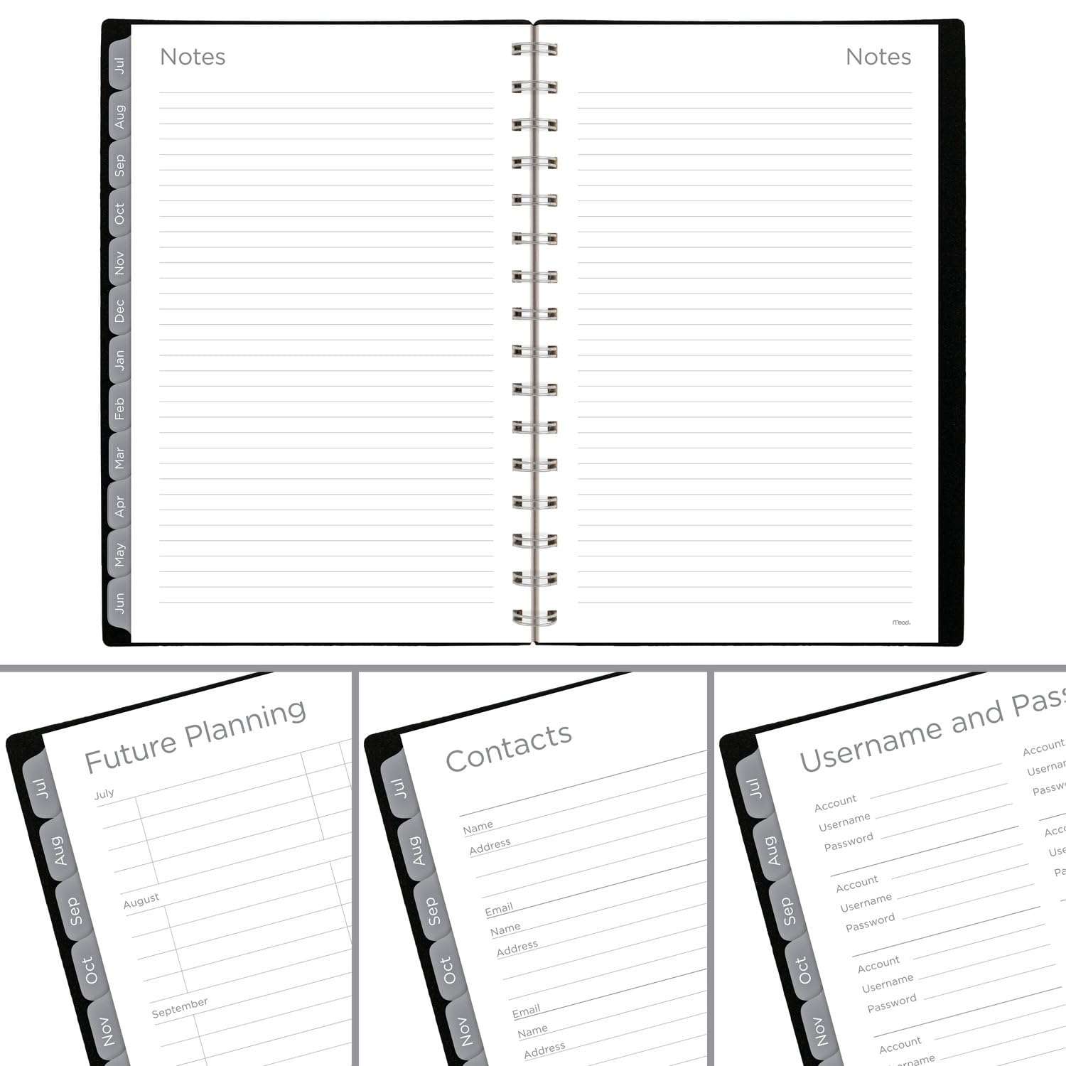 2024-2025 Mead Academic Planner - Weekly & Monthly Organizer, 5.5