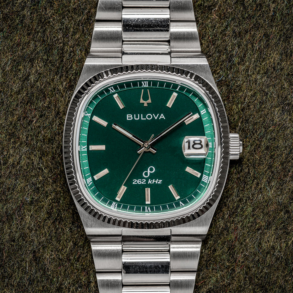 Super Seville HPQ Precisionist 37.5mm Green Watch - Luxury Men's Chronograph Timepiece for Business, Formal & Casual Wear