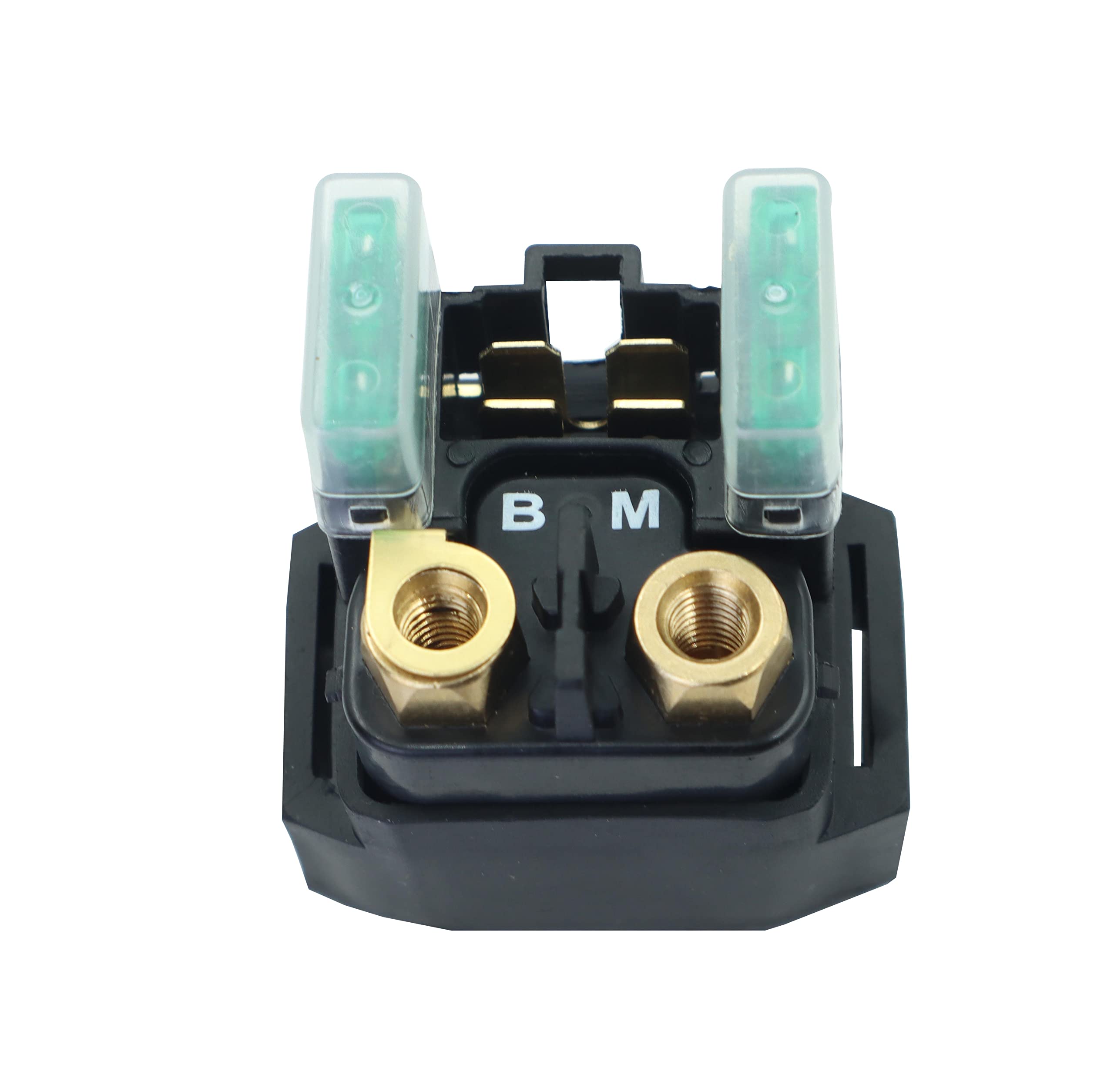 High-Performance Ignition Coil Compatible with Yamaha YXR660 Rhino 660 Grizzly Raptor 660R Big Bear 400, Kawasaki KFX 400, Suzuki DRZ400S DRZ400E DRZ400SM Vinson 500 ATV - Includes Starter Solenoid Relay - Perfect for Off-Roading & ATV Maintenance