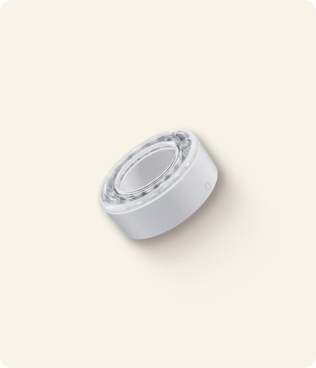 TheraFace LED Light Therapy Ring - Red & Blue Light for Acne, Wrinkles & Skin Rejuvenation - At-Home Facial Treatment Device for Clear & Youthful Skin