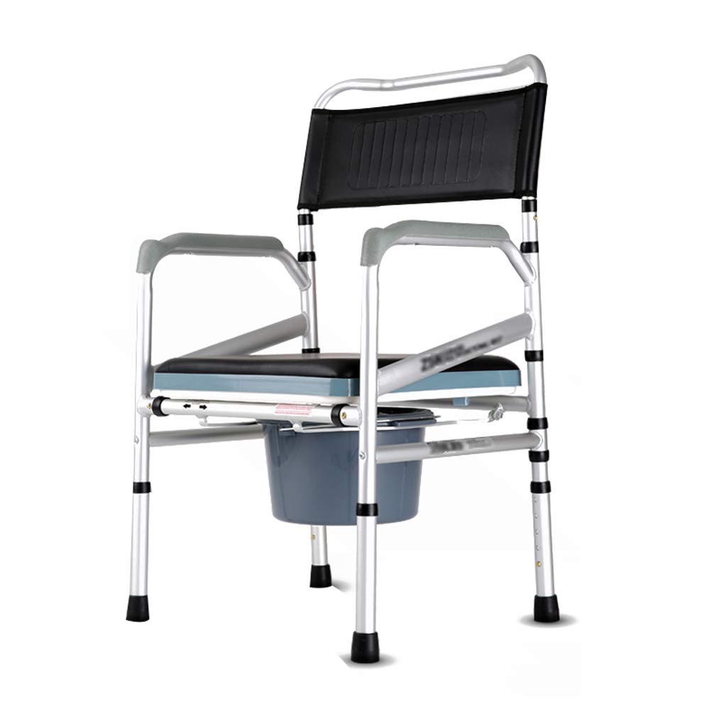 **Adjustable 3-in-1 Bath Toilet Chair Commode & Shower Seat with Non-Slip Handles & Bucket – Premium Padded Design for Seniors, Disabled & Pregnant Women – Ideal for Elderly Care, Post-Surgery & Mobility Assistance**