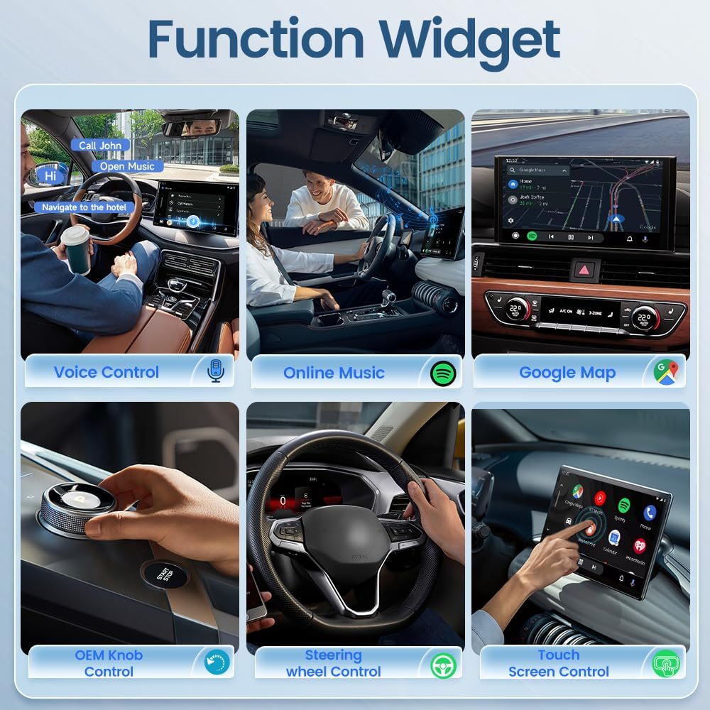 Wireless Android Auto Adapter - Easy Setup & Auto Connect for Cars