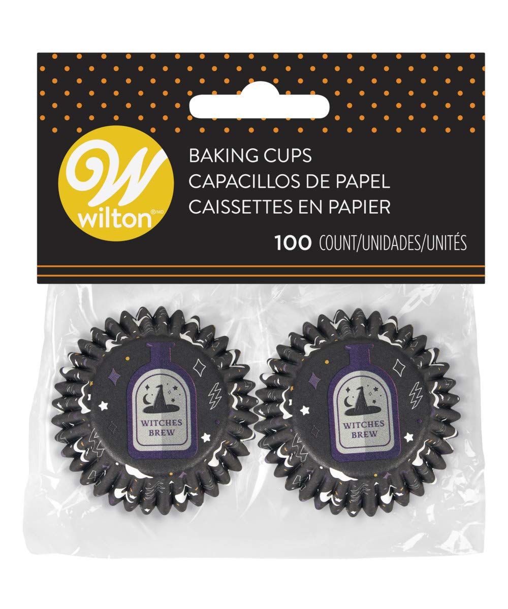 Mini Baking Cups for Potions and Spells - 100 Pack | Non-Food Items for Halloween Party Decorations, Witchcraft Supplies & DIY Crafts