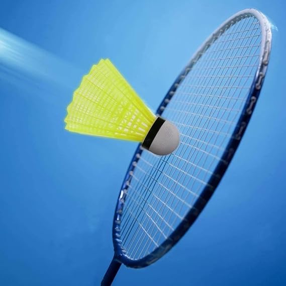 10-Piece Yellow Shuttlecock Combo Pack for Badminton - Durable & High-Visibility for Outdoor & Indoor Sports, Training, and Family Fun