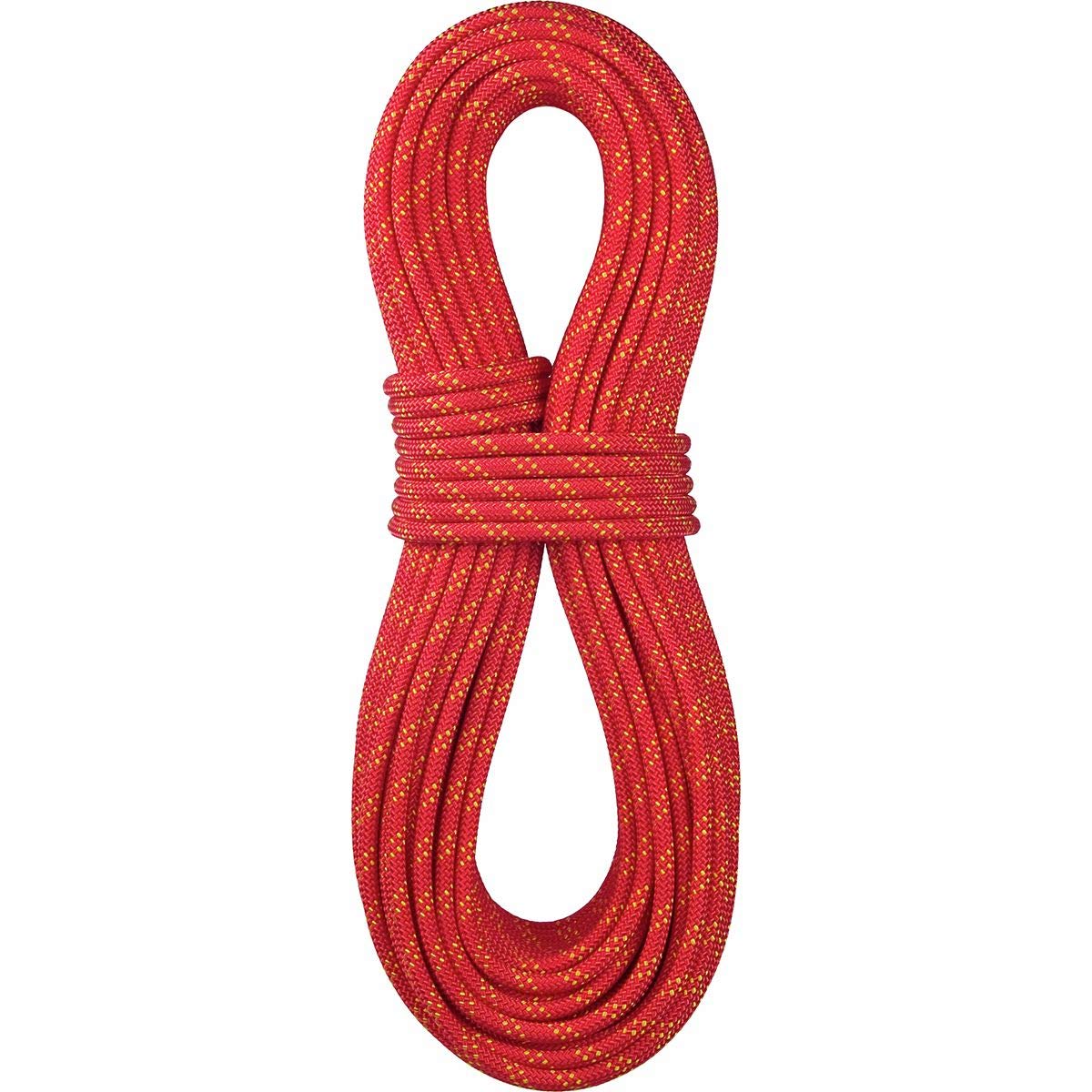 9.5mm Haul Line Rope - 70m Red/Yellow Heavy Duty Climbing Rope for Outdoor Activities, Rock Climbing, Camping & Emergency Rescue
