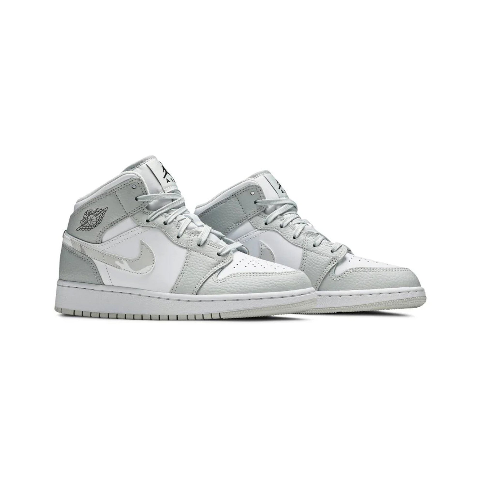 Air Jordan 1 Mid 'White Camo' Men's Basketball Shoes - Retro Sneakers for Casual Wear & Street Style | Perfect for Sports, Gym & Everyday Fashion