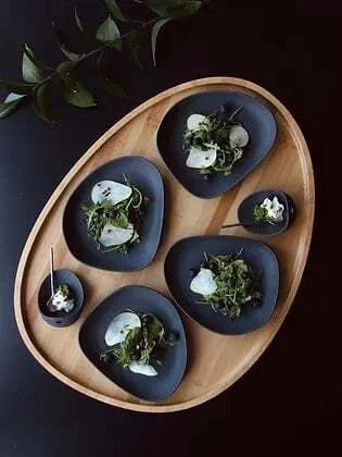 Yayoi Bamboo Tray - Natural Eco-Friendly Serving Tray for Breakfast, Tea, and Snacks - Perfect for Dining, Picnics, and Home Decor