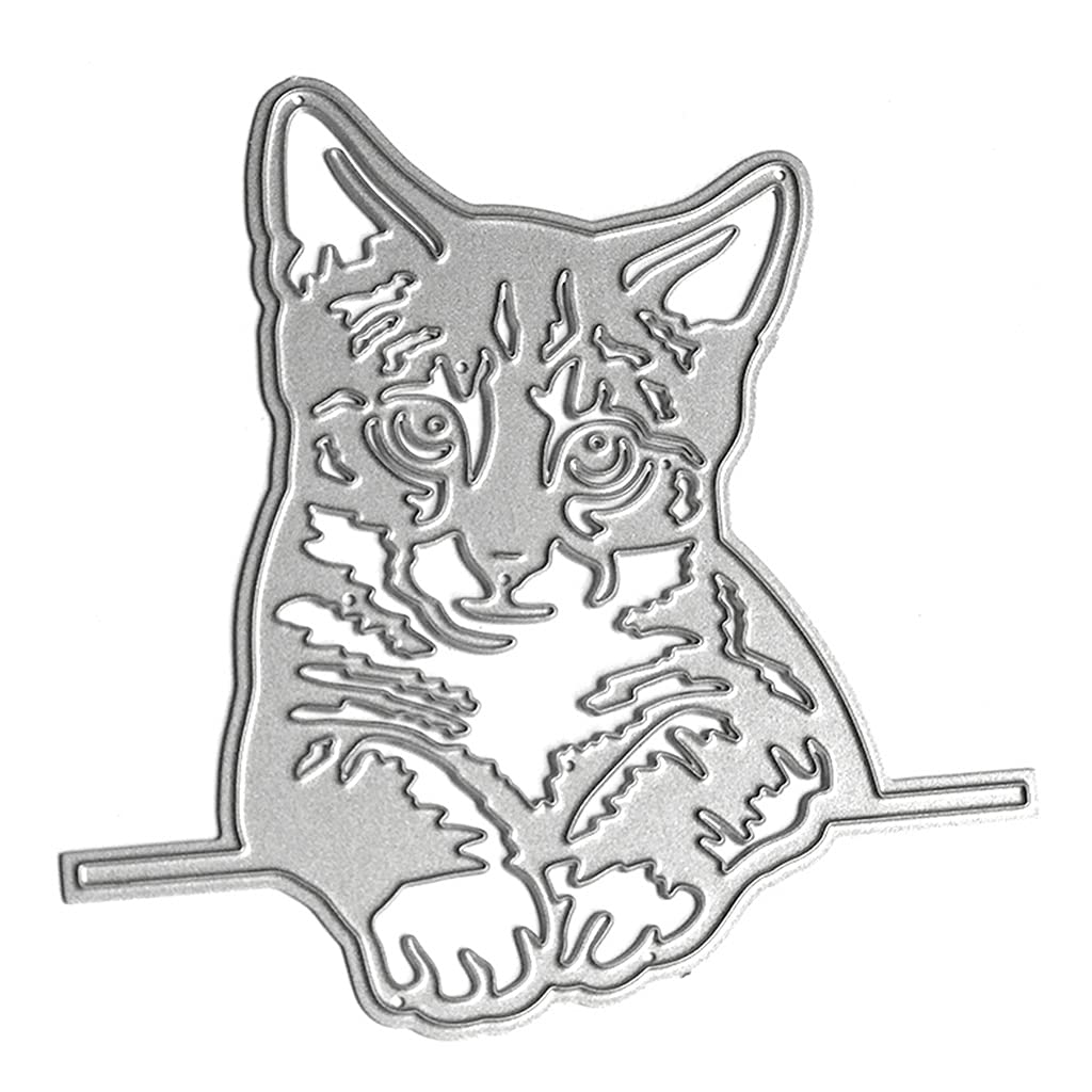 LIANGLIN WU Metal Cutting Dies - Cat Shaped Embossing Tool for Card Making, Scrapbooking, DIY Crafts | Decorative Die Cuts for Paper Crafting, Home Decor & Gift Wrapping