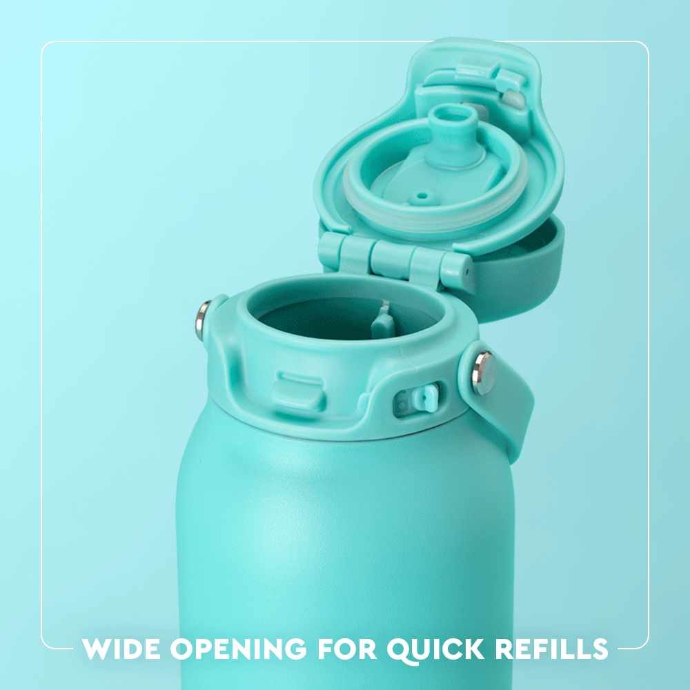 Errbody On The Boat EZ Fill 32oz Water Bottle - Leak Proof & Easy Fill Design for Outdoor Activities, Gym, and Travel