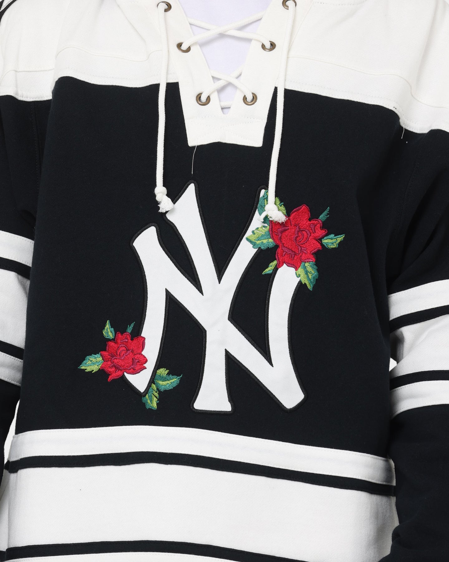 47 Brand New York Yankees Superior Lacer Hoodie - Black MLB Fan Gear for Men & Women - Perfect for Game Day & Casual Wear