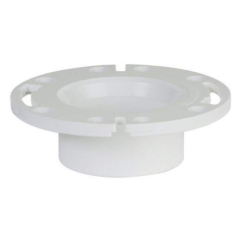 886-P 3 x 4 Inch Closet Flange - Durable Brass Toilet Drain Pipe Fitting for Bathroom Plumbing Repairs and Installations