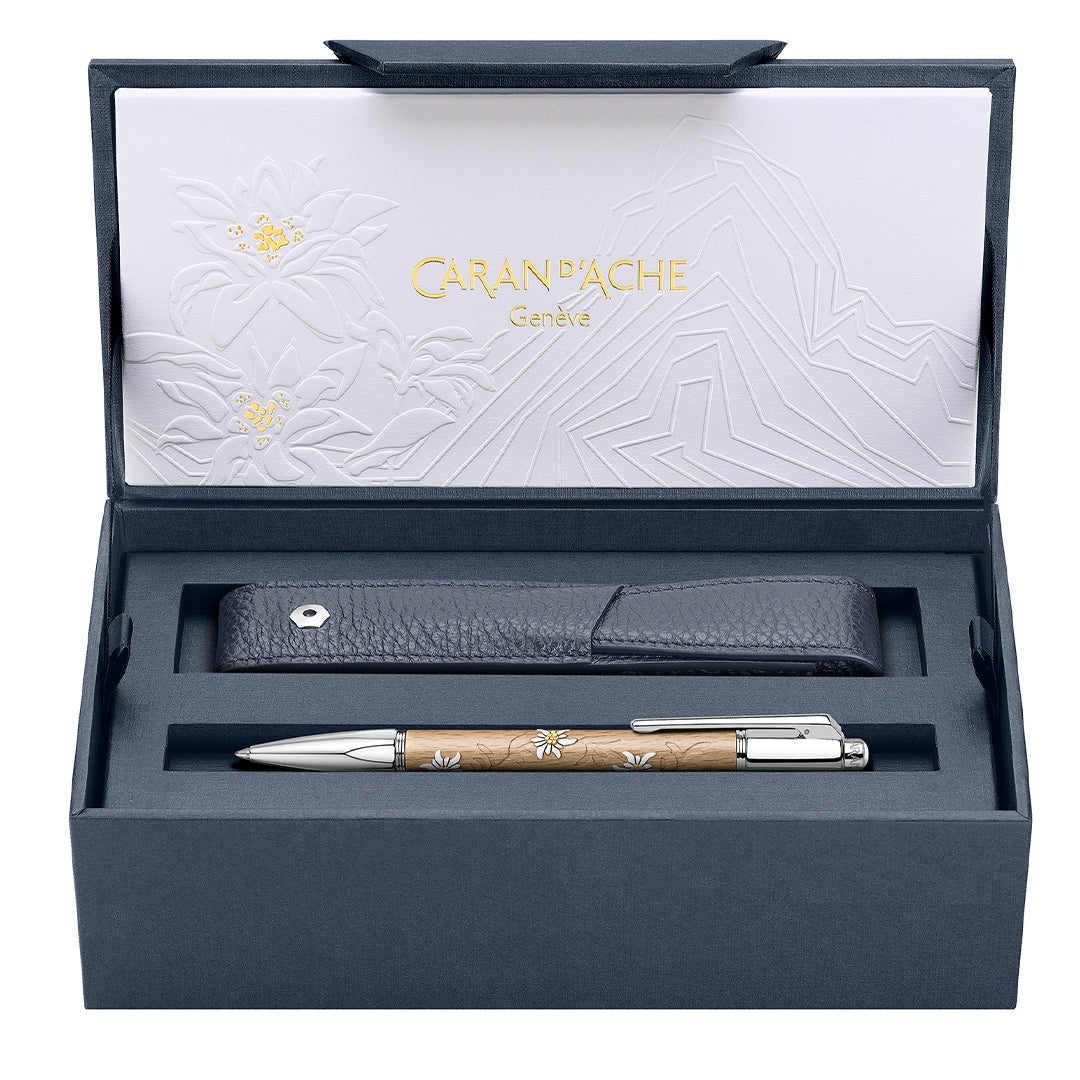 Caran d'Ache Varius Edelweiss Fountain Pen - Premium Swiss Writing Instrument for Calligraphy & Signature - Perfect Gift for Professionals & Collectors