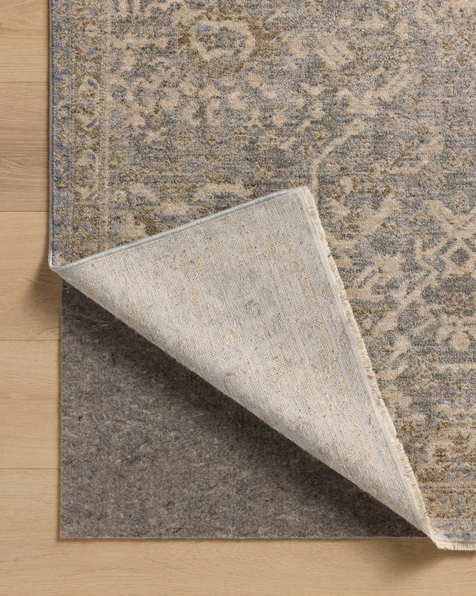 Junie Blue Natural Rug - Soft Handmade Boho Area Rug for Living Room, Bedroom & Nursery - Eco-Friendly & Non-Slip Home Decor