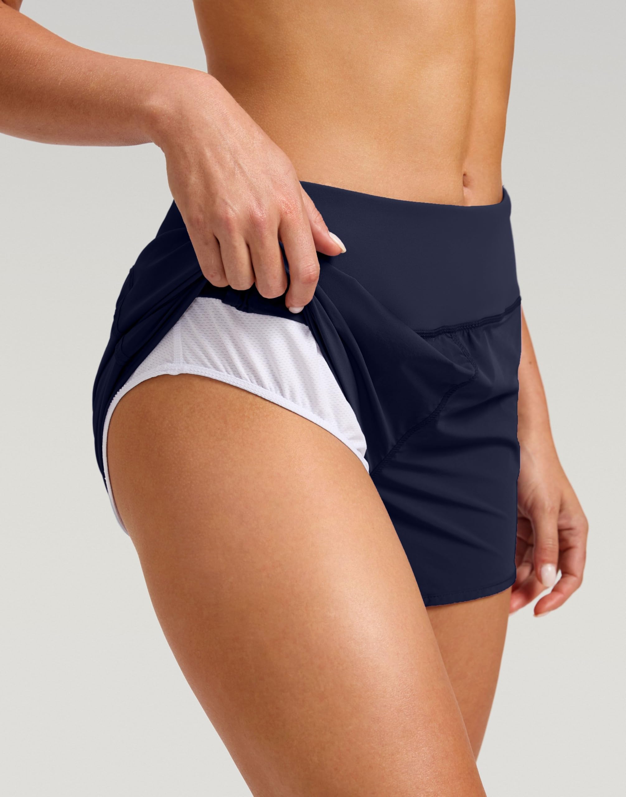 G Gradual Women's Running Shorts with Mesh Liner - 3 Inch Workout Athletic Shorts for Women with Phone Pockets - Perfect for Jogging, Gym & Yoga