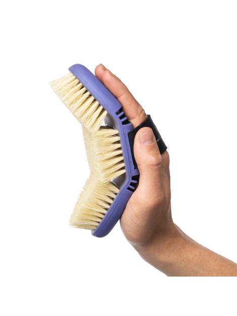 Le Mieux Flexi Scrubbing Brush - Heavy Duty Cleaning Brush for Kitchen, Bathroom & Outdoor Use - Durable Scrub Brush for Pots, Pans, Tiles & Grout - Perfect for Deep Cleaning & Stain Removal