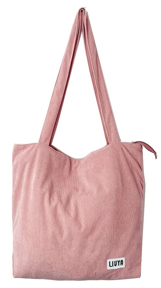 Stylish Women's Corduroy Shoulder Bag - Large Casual Tote & Hobo Purse for Work, School, Travel | Durable & Fashionable Crossbody Handbag for Everyday Use, Office Commute & Weekend Outings
