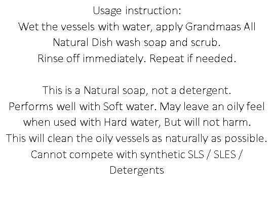 Grandmaas Natural Dishwashing Soap Bar (100g X 5 Pack) - Unscented, Eco-Friendly & Vessel Safe - Gentle Hand Wash for Delicate Dishes - Perfect for Camping, RV Travel & Sustainable Home Cleaning