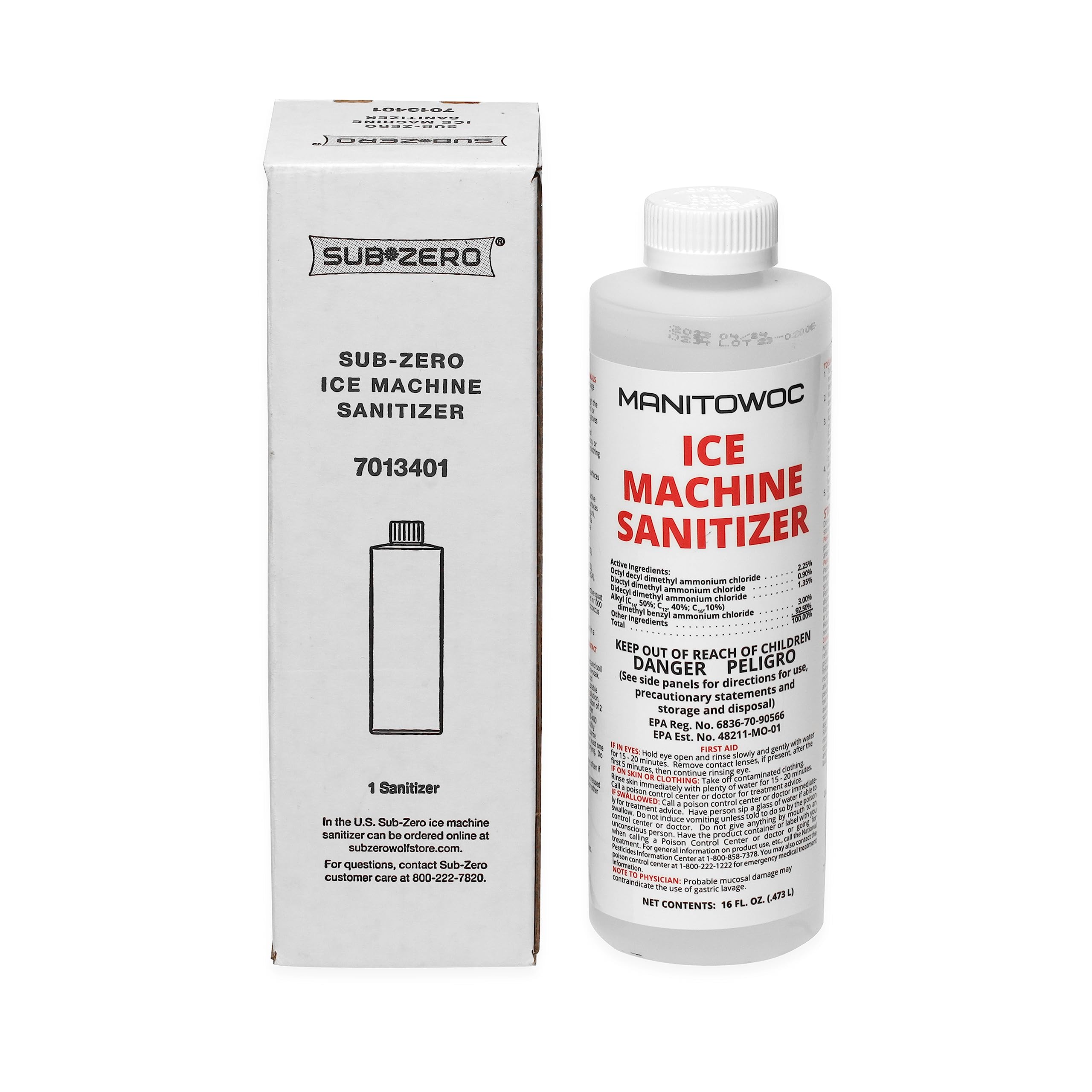 Sub-Zero 7013401 Undercounter Ice Maker Sanitizer - Keeps Your Ice Clean & Fresh | Perfect for Home Bars, Restaurants & Commercial Use