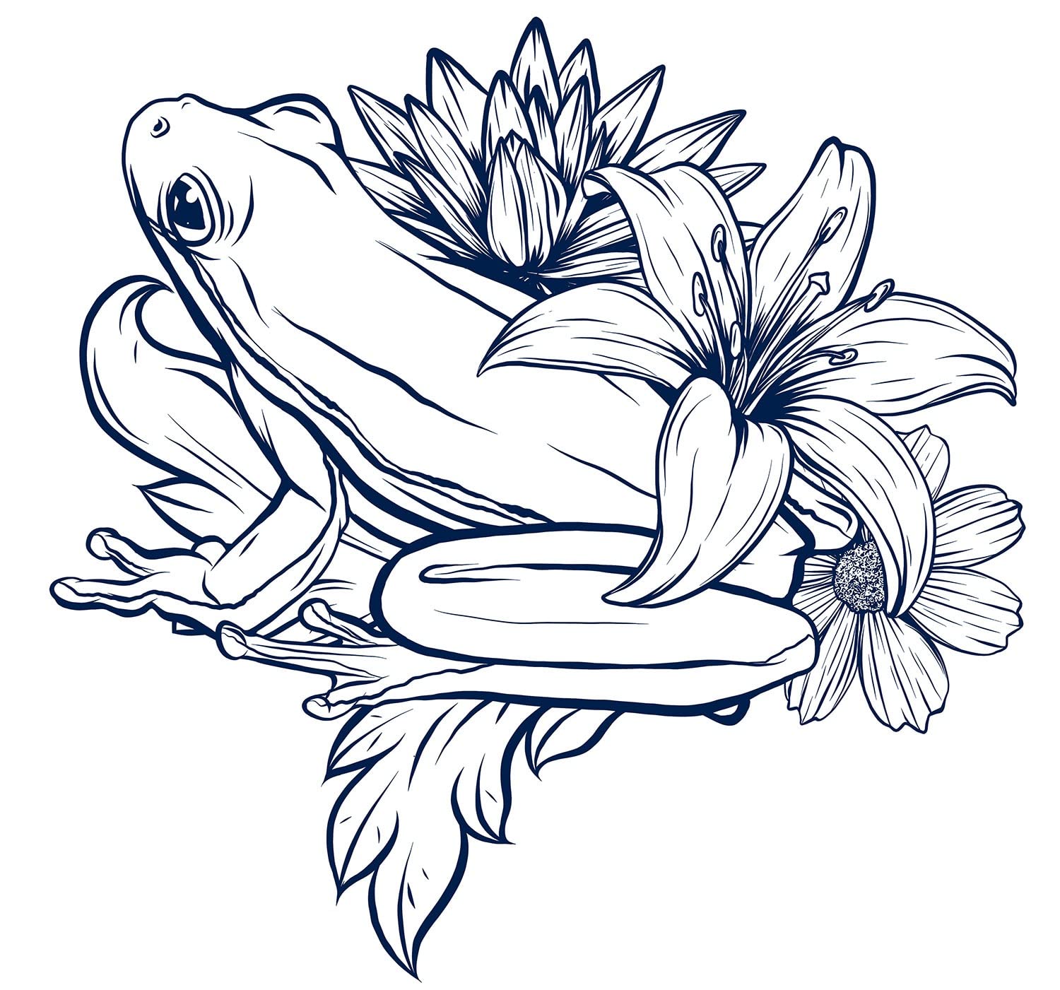 Long-Lasting 1-2 Weeks Semi-Permanent Eye Juice Ink Temporary Tattoo for Adults - Black & White Ornate Doodle Graphic Style, Realistic Navy Blue Designs for Men & Women - Perfect for Chest, Neck, Arm - 4 Sheets - Great for Parties, Festivals, and Body Art Enthusiasts