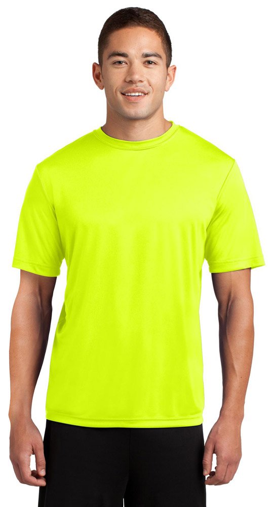 SPORT-TEK Tall PosiCharge Competitor Tee TST350 - Moisture Wicking Performance Shirt for Men, Athletic Workout & Gym Training, Long Sleeve Activewear for Running, Basketball & Outdoor Sports