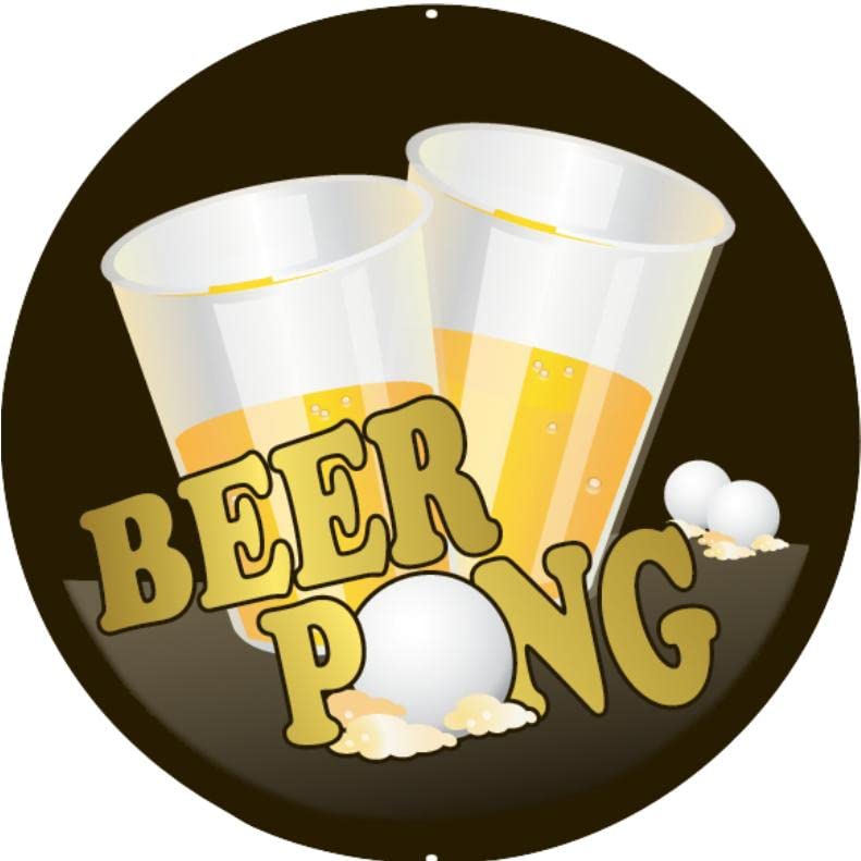 Personalized Beer Pong Trophy - 7.25