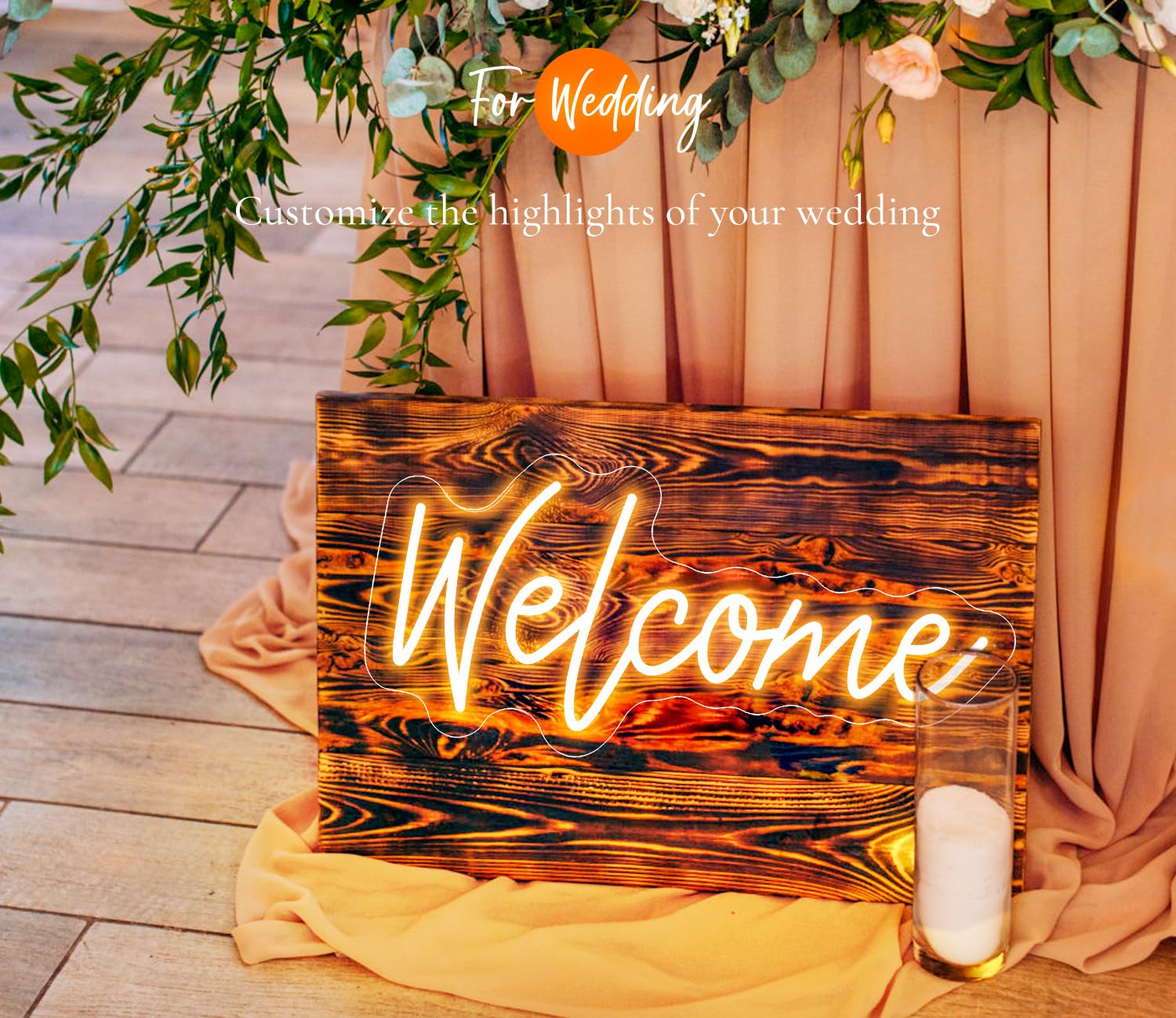 Custom Neon Signs - Personalized LED Neon Sign Lights for Bedroom Wall Decor, Wedding & Birthday Party Decorations - Unique Gift Ideas for Home, Office & Events