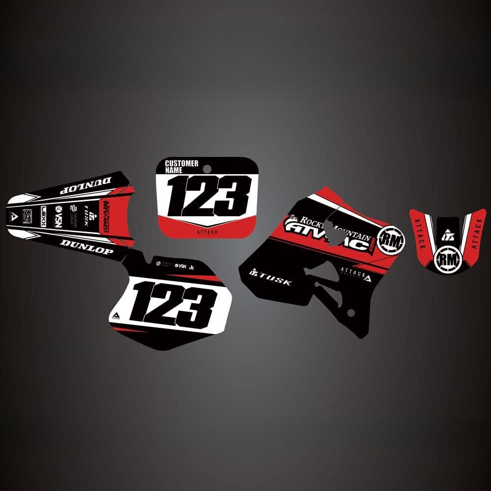 Custom Velocity Complete Bike Graphics Kit - High-Quality Decal Stickers for MTB, BMX & Dirt Bikes - Perfect for Trail Riding, Racing & Bike Customization