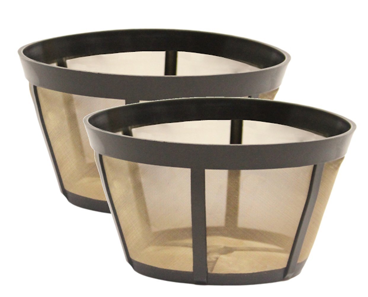 2 Pack Reusable Coffee Filters for BUNN Coffee Makers & Brewers - 10 Cup Basket (2) - Eco-Friendly & Washable for Home, Office, Camping & Travel Use