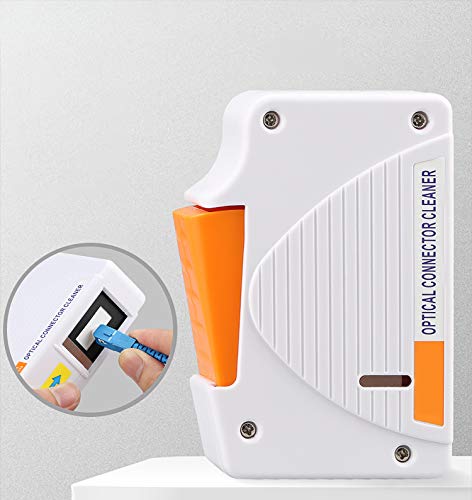 High-Quality Fiber Optic Connector Cleaning Kit - 1.25mm & 2.5mm Cleaner Pens, Cassette & Replacement Tapes for FC SC ST LC MU Connectors - Perfect for Network Maintenance, Data Centers & Telecom Equipment Cleaning