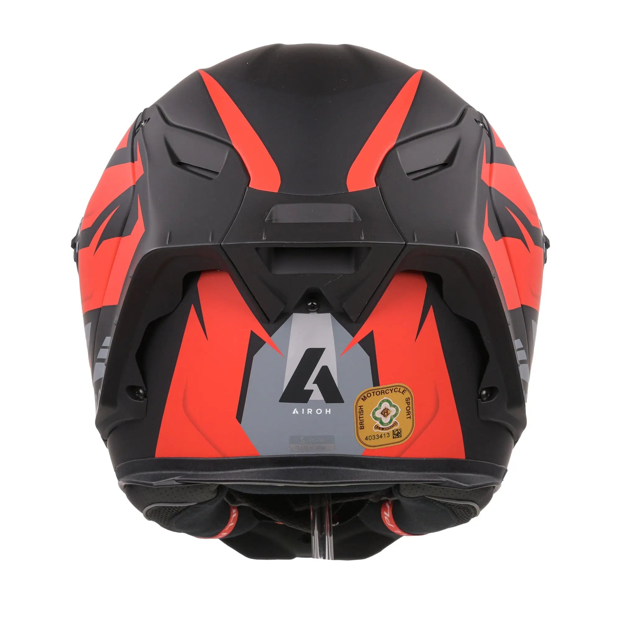 Airoh GP 550 S Wander Matt Red Motorcycle Helmet - DOT & ECE Certified for Street & Adventure Riding - Lightweight & Ventilated for Comfort on Long Tours