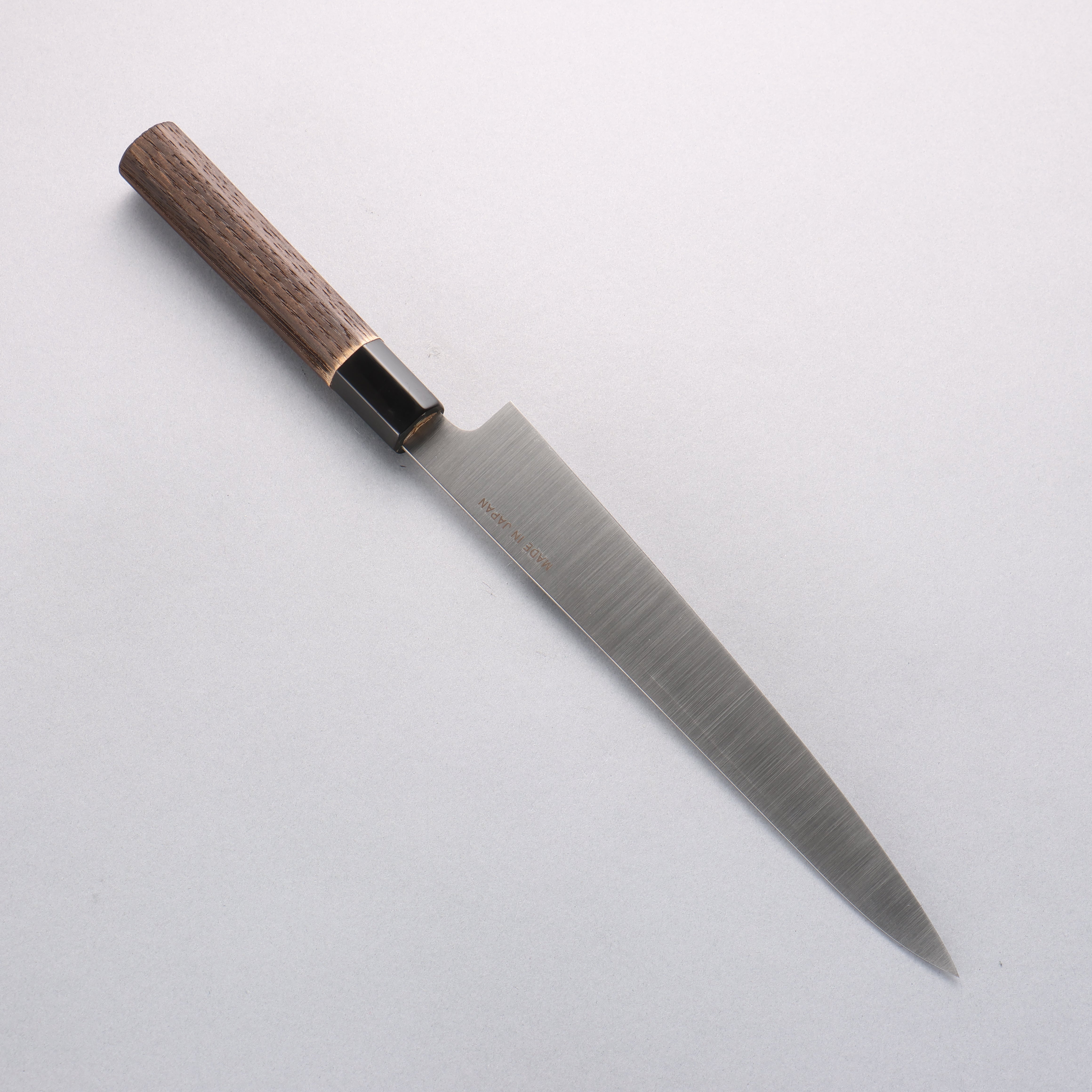 Premium Seisuke Swedish Steel Sujihiki Knife 240mm - Handcrafted with Burned Chestnut Handle - Perfect for Sushi, Sashimi & Meat Slicing - Professional Japanese Kitchen Knife for Chefs & Home Cooks