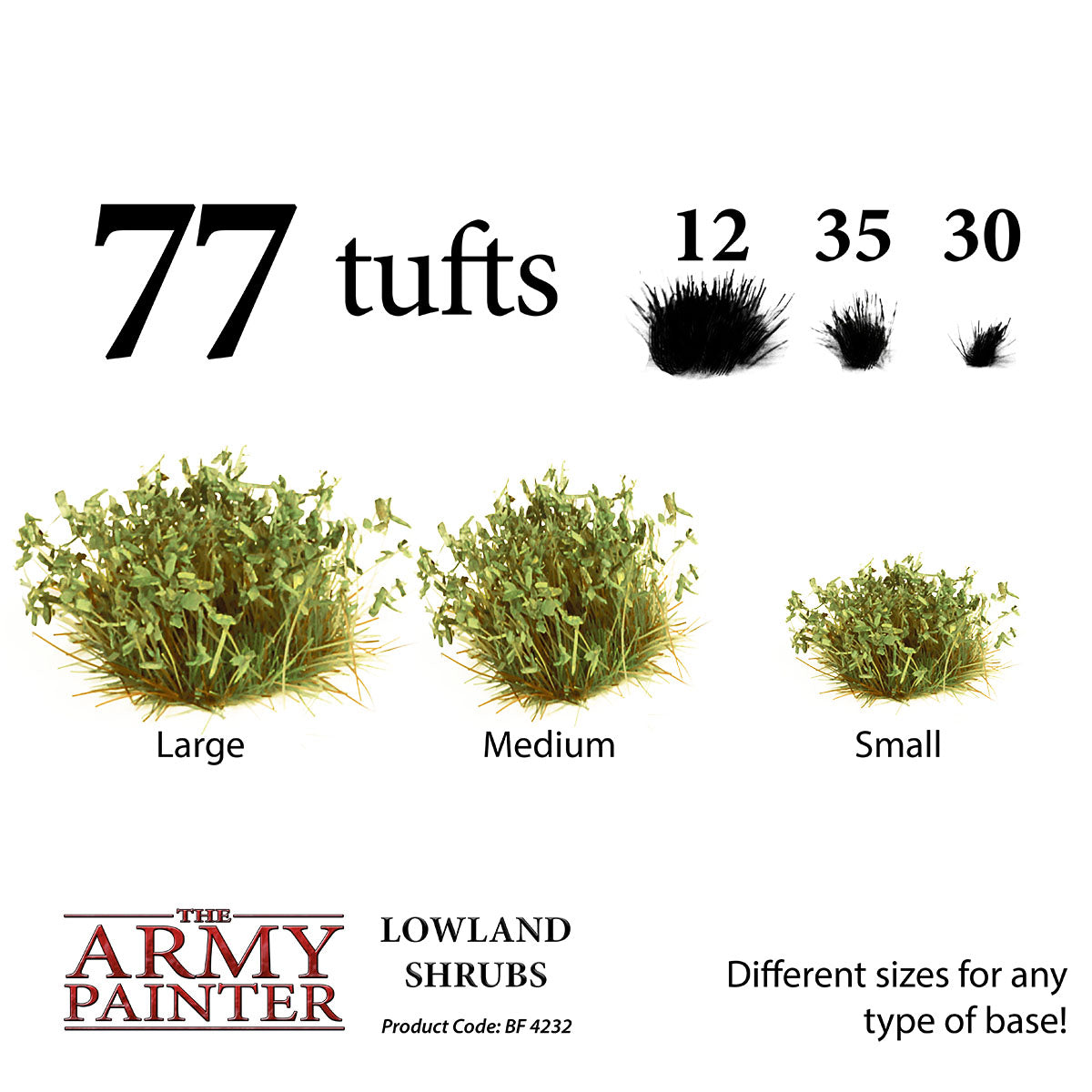 Lowland Shrubs Tuft - Premium Artificial Greenery for Home & Office Decor - Perfect for Table Centerpieces, Shelf Displays, and DIY Floral Arrangements
