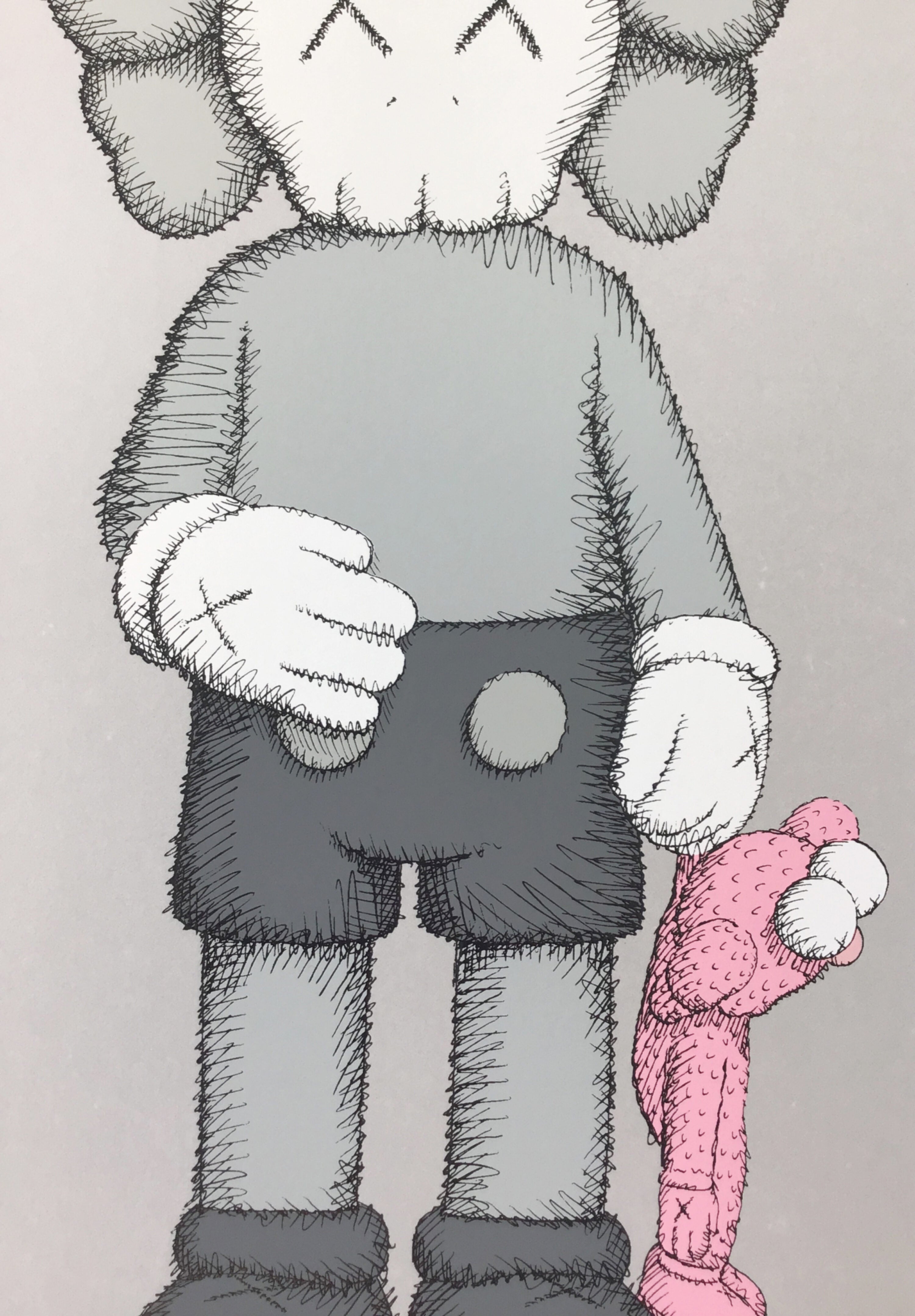 Original KAWS Share Figure Collectible - Limited Edition Art Toy for Home & Office Decor, Perfect Gift for Fans & Collectors | Display on Shelves, Desks & Showcases