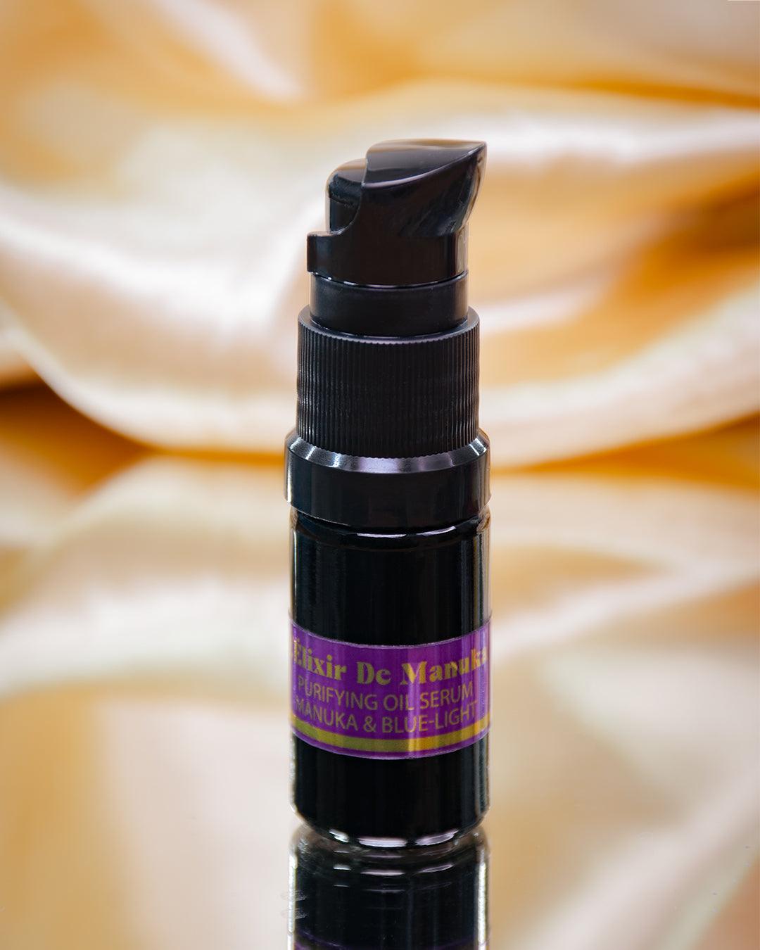 Manuka Purifying Oil Serum with Manuka & Bakuchiol - 5ml Anti-Aging Face Serum for Glowing Skin | Perfect for Night Routine & Dry Skin Care