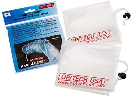 OP/TECH USA RainSleeve Flash Cover (9001142) - Waterproof Camera Protection for DSLR & Mirrorless Cameras - Perfect for Outdoor Photography in Rain & Snow