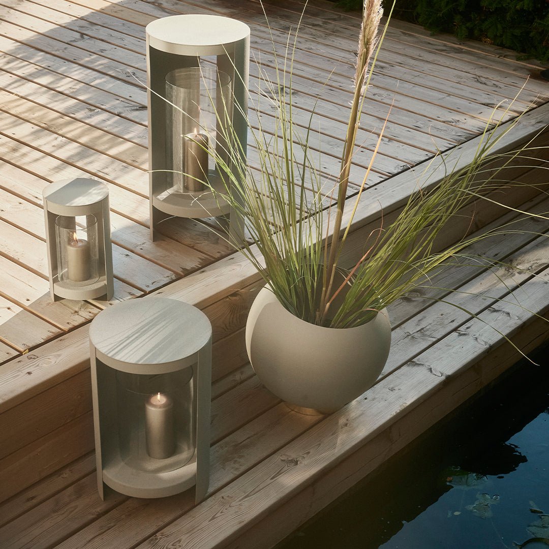 Globe Flower Pot Set of 2 - Decorative Ceramic Planters for Indoor Outdoor Plants - Perfect for Home Garden, Office Decor & Gift Giving