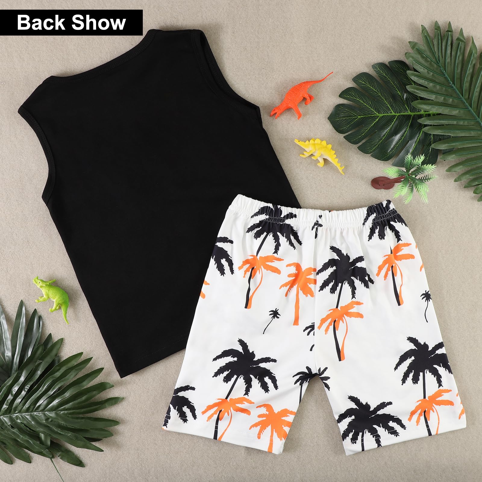 Dinosaur Themed Summer Outfits for Toddler Boys - Cute Shirt & Shorts Set with Pocket - Perfect for Playtime, Daycare & Outdoor Adventures