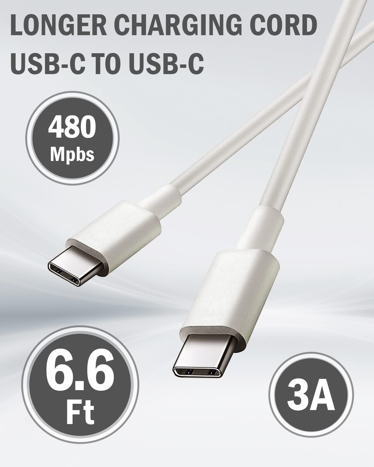 30W USB-C GaN Fast Charger for MacBook Air M1/M2, MacBook Pro 13/12-inch - Compact & Powerful Laptop Charger with 6.6ft USB-C Cable - Also Works with iPhone 15/14/13 Series - Perfect for Travel, Office & Home Use