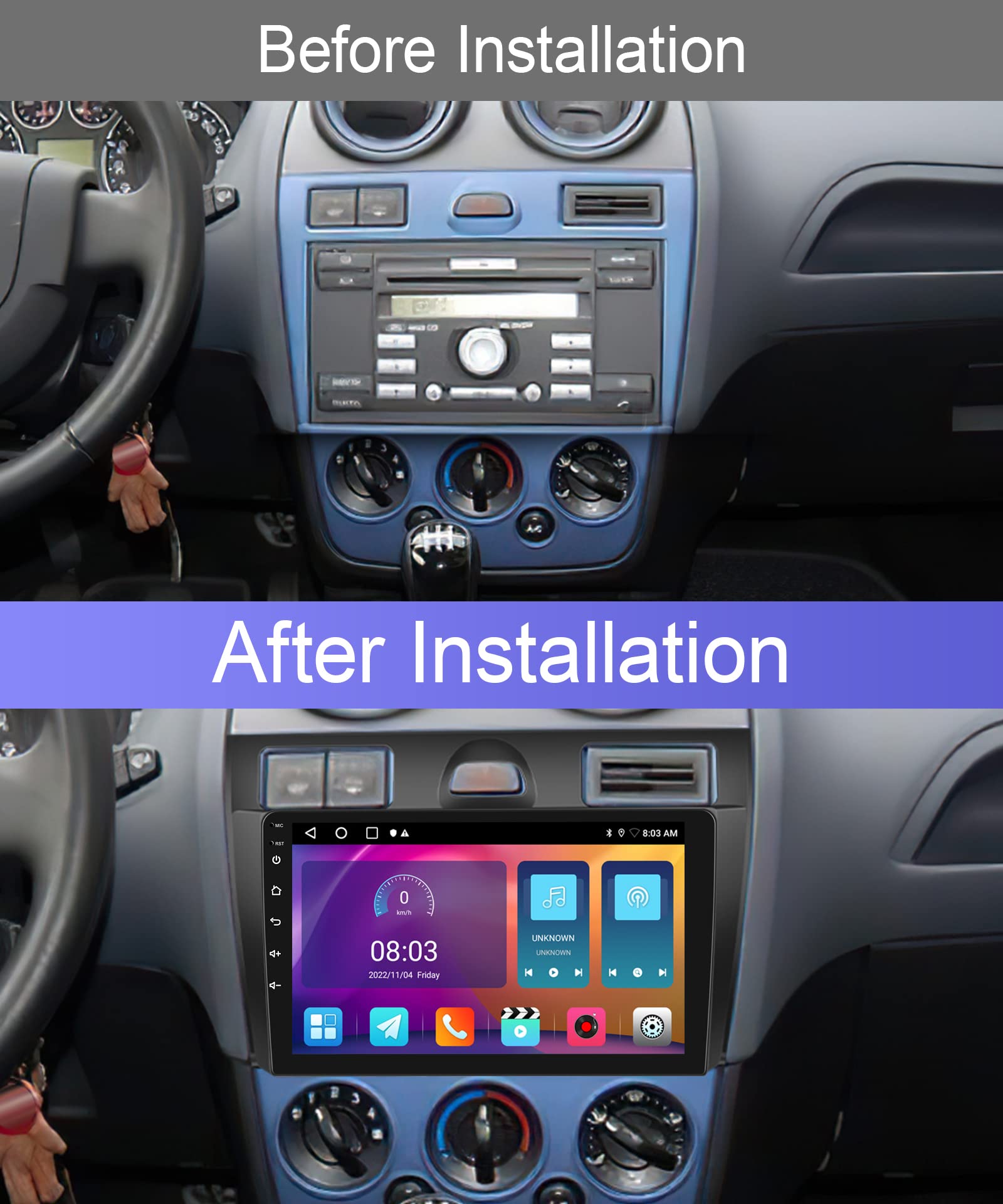 2G+32G Android Car Stereo for Ford Fiesta 2006-2011 | 9