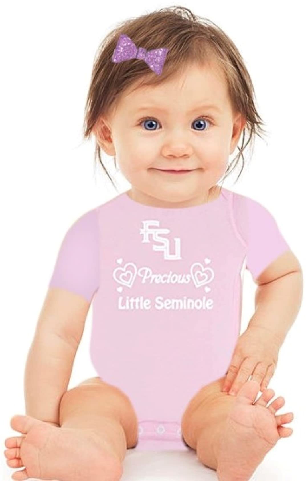 Pink Precious Fan Short Sleeve Baby Onesie - Soft Cotton Bodysuit for Newborn Girls 0-24 Months | Perfect for Photoshoots, Playdates & Everyday Wear