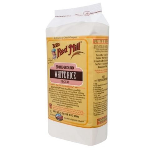 Organic White Rice Flour by Bob's Red Mill - Gluten-Free, Non-GMO, Perfect for Baking, Thickening & Asian Cuisine