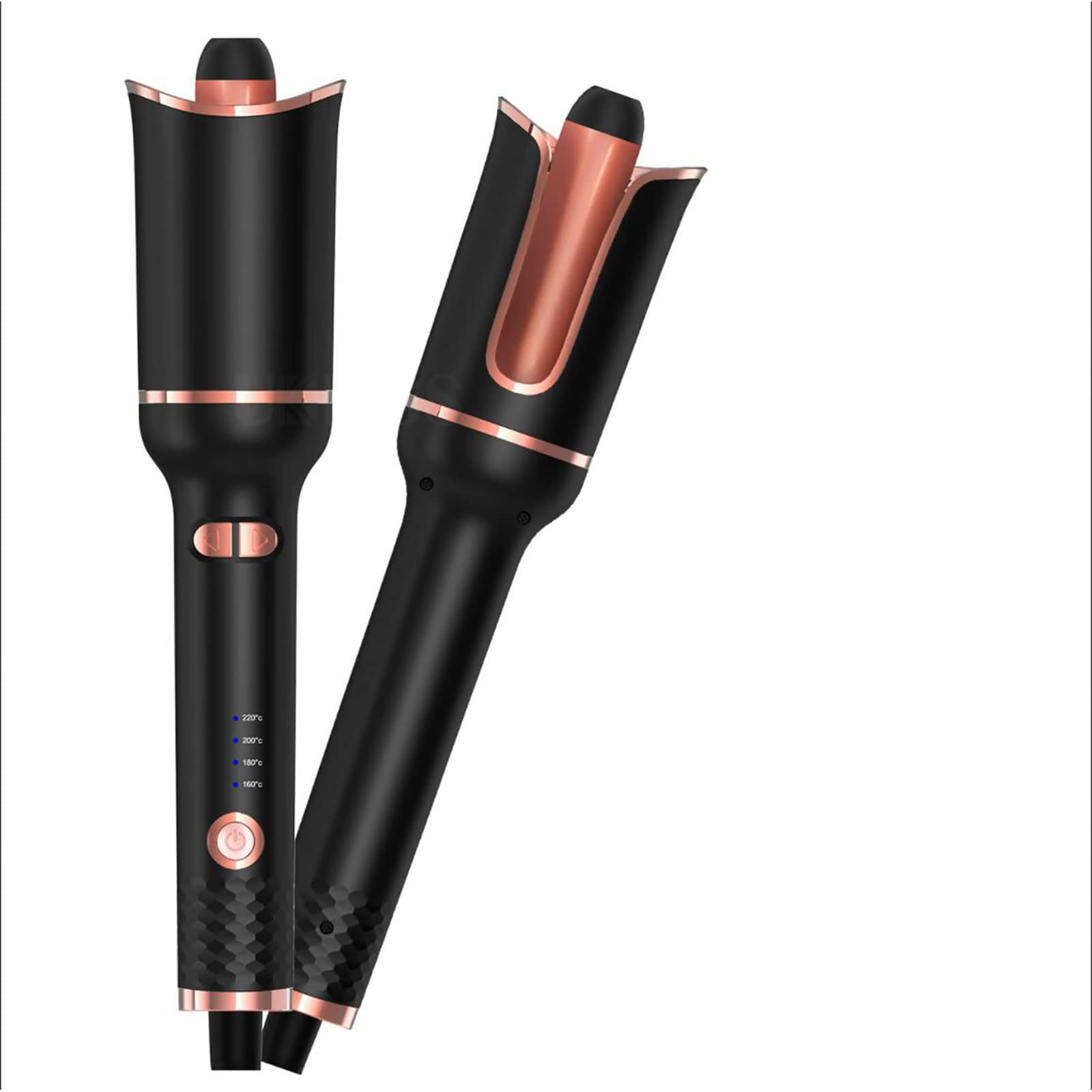 Professional Automatic Hair Curler - Adjustable 4 Temp & Timer Settings, Dual Voltage Rotating Curling Iron with Auto Shut-Off for Salon-Quality Styling | Perfect for Home Use, Travel & Special Occasions